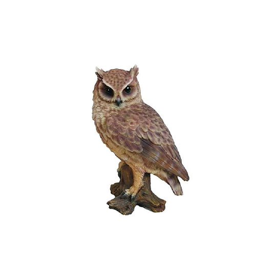 Hi Line Gift Ltd Screech Owl on Stump, 675"