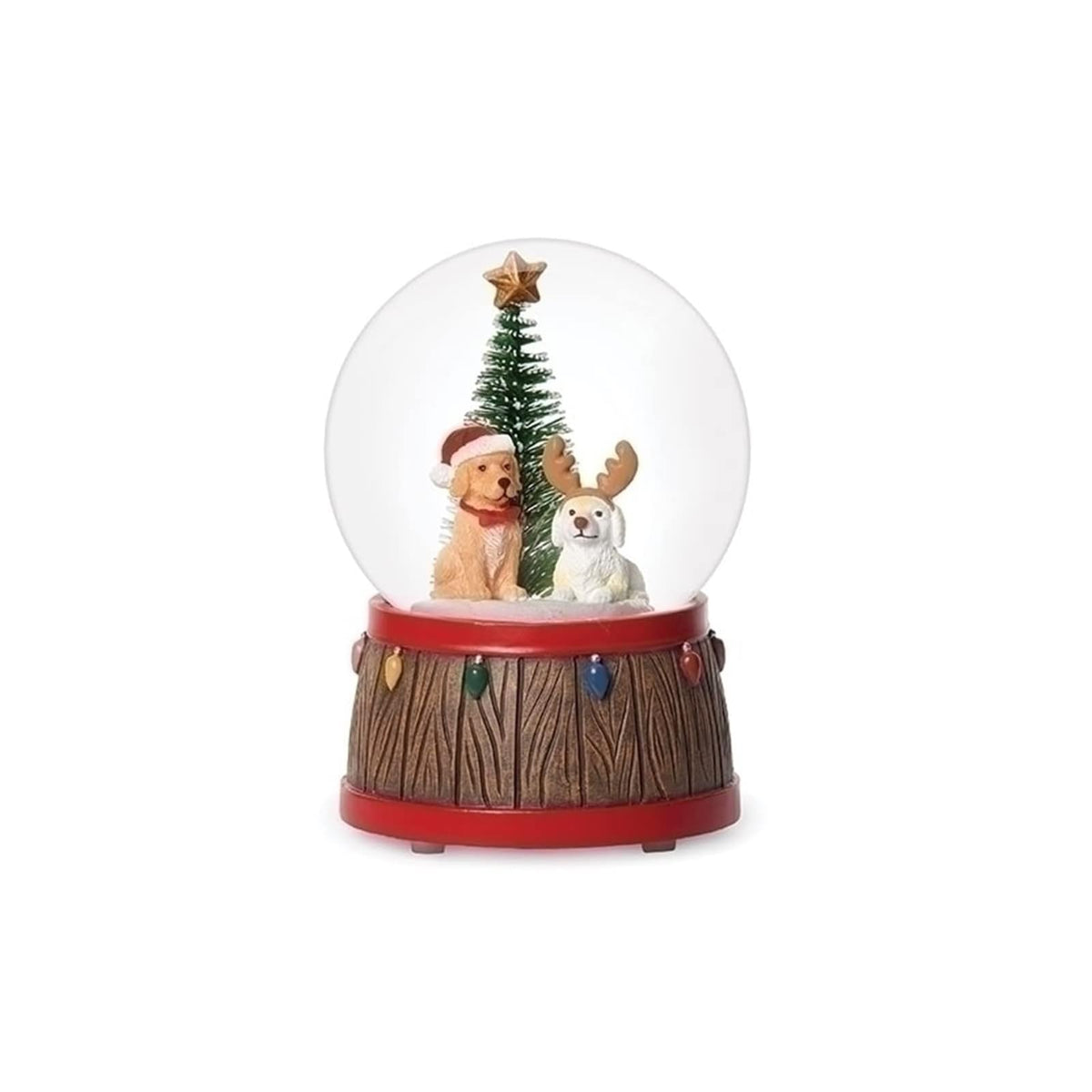 Roman Snow Globe, Red, Classic