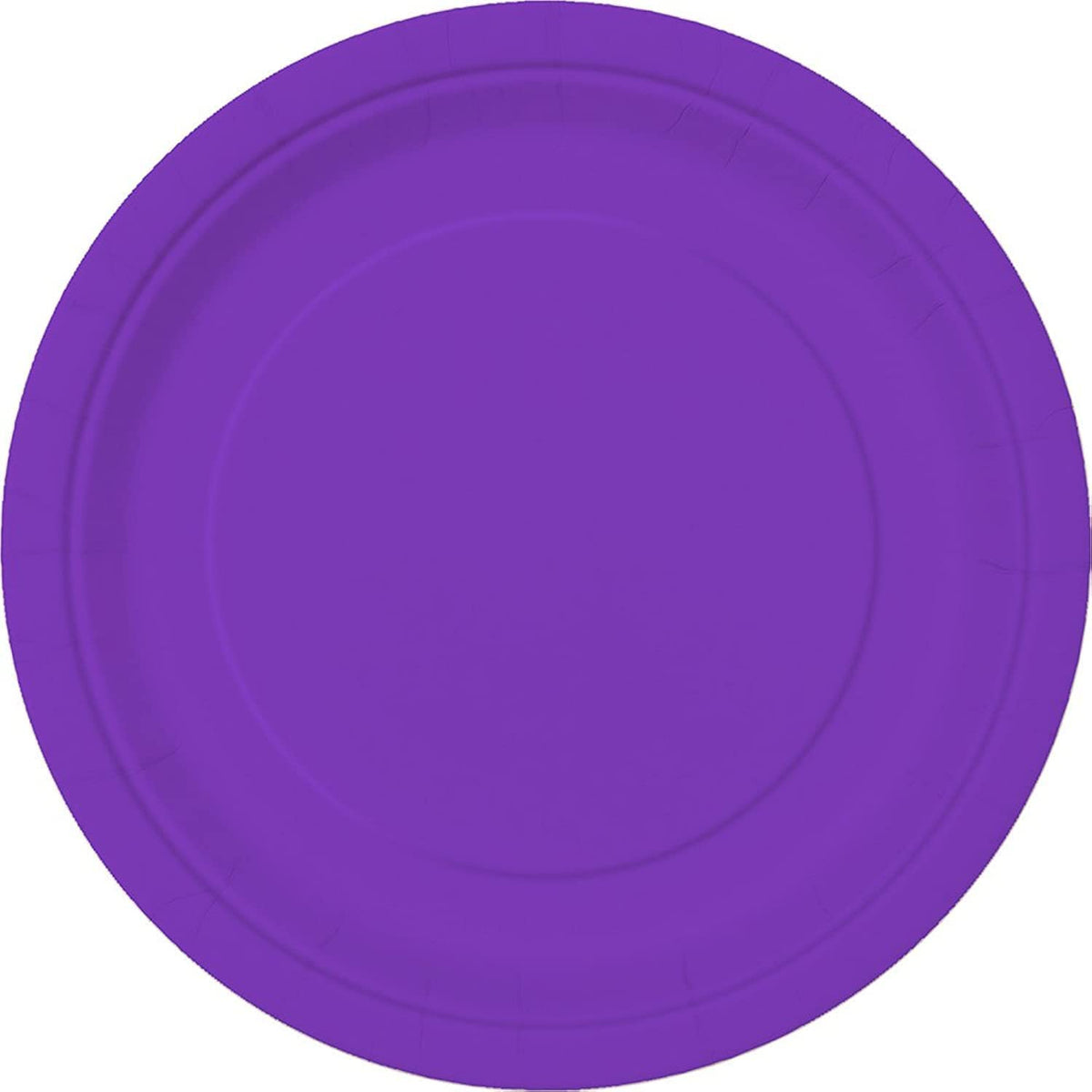 Unique Industries Unique Tableware Neon Purple Dessert Plates, 20ct, 6.875"