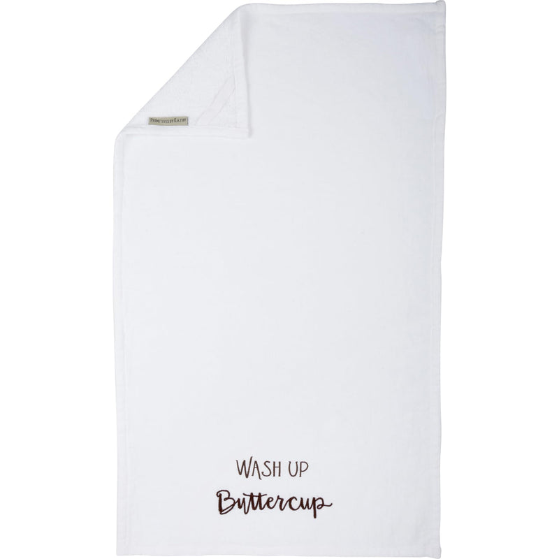Primitives by Kathy Hand Towel - Wash Up Buttercup
