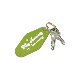 Papersalt Keychain, Gold, Retro