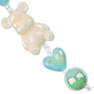 John Bead Craft Bead, White Bear Mix