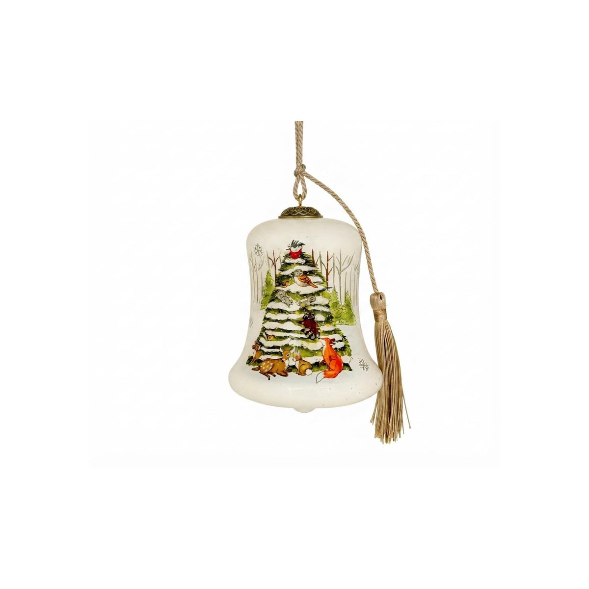 Inner Beauty Hanging Ornament, 3 inches wide by 4 inches high, Rustic