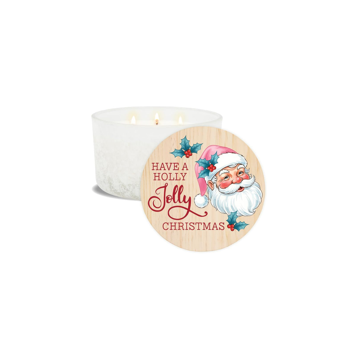 Carson Candle, 5.13" W, 3 1/4" H, White
