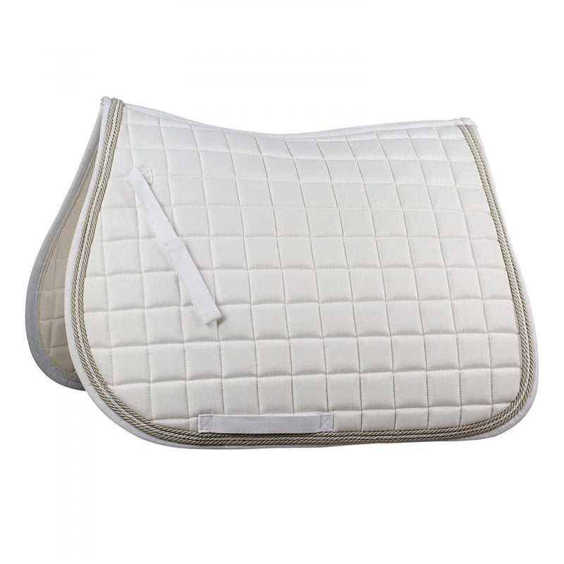 Horze Windsor All Purpose Saddle Pad - White - Horse