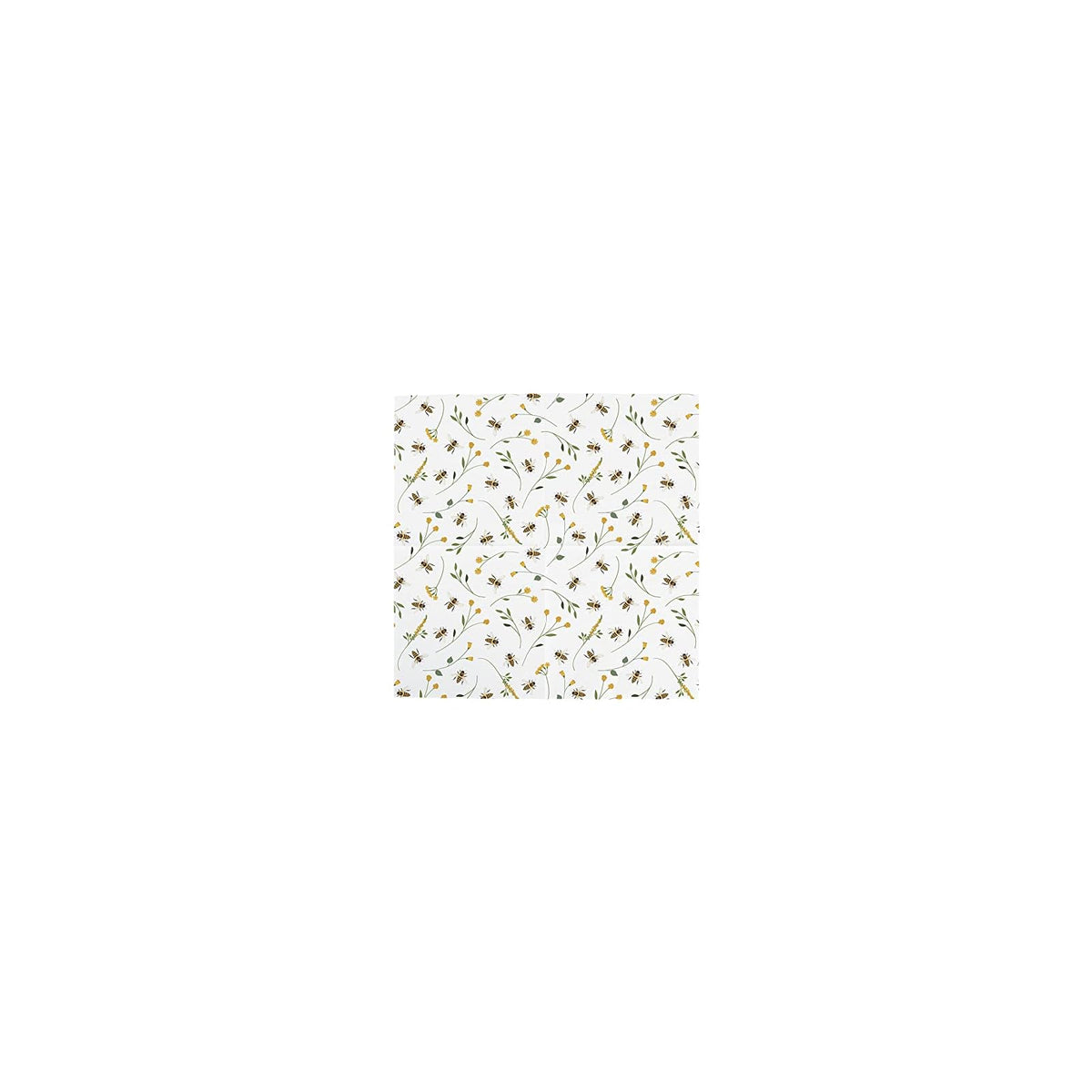 Esschert Design Disposable Napkin, 6.5 x 6.5 inches, Yellow