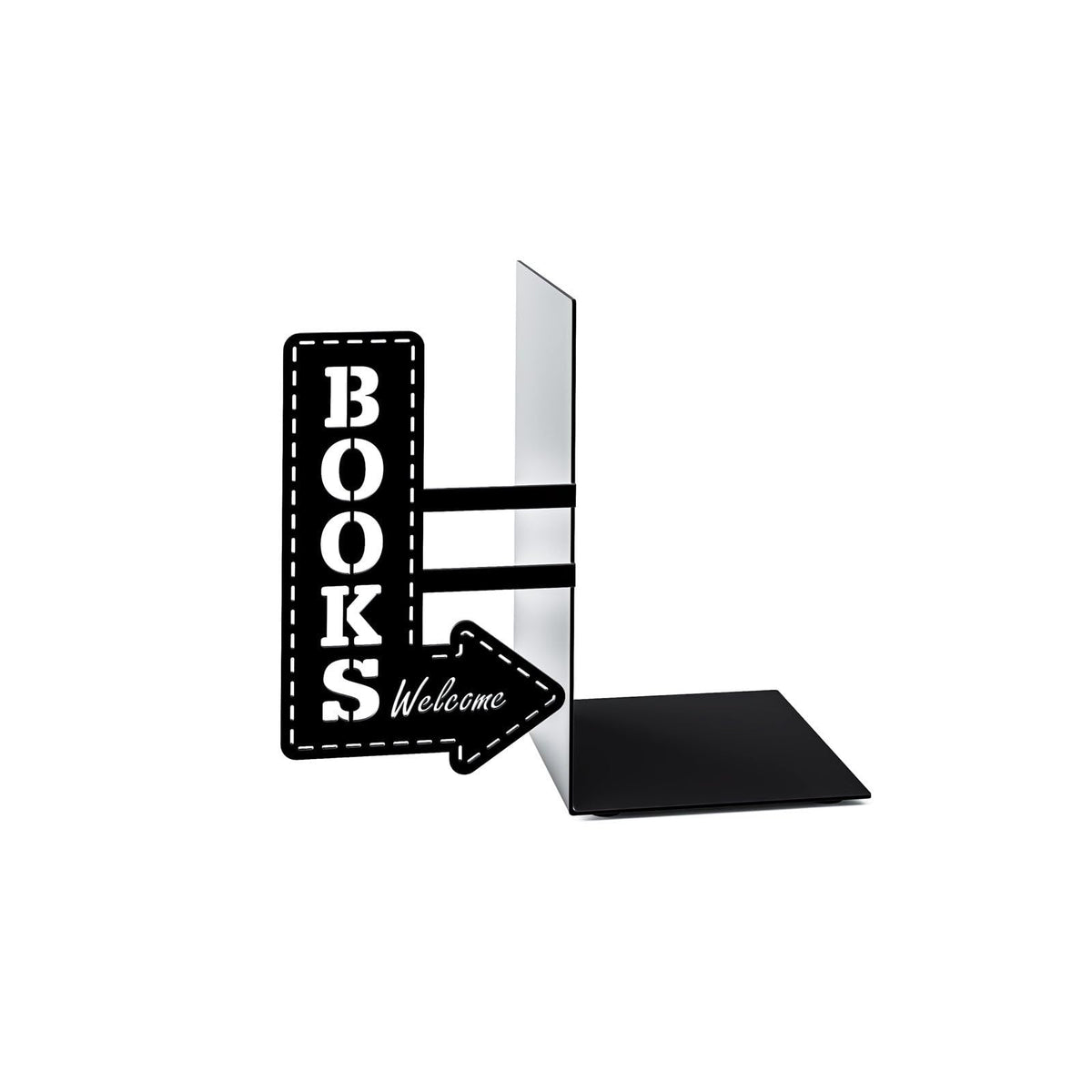 Balvi Bookend, Bookshop Noir, Black