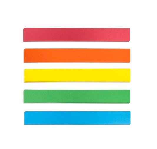 Hygloss Products Strips, Cardstock, 1.5" x 23" Size, 5 Assorted Primary Colors, 100 Pcs