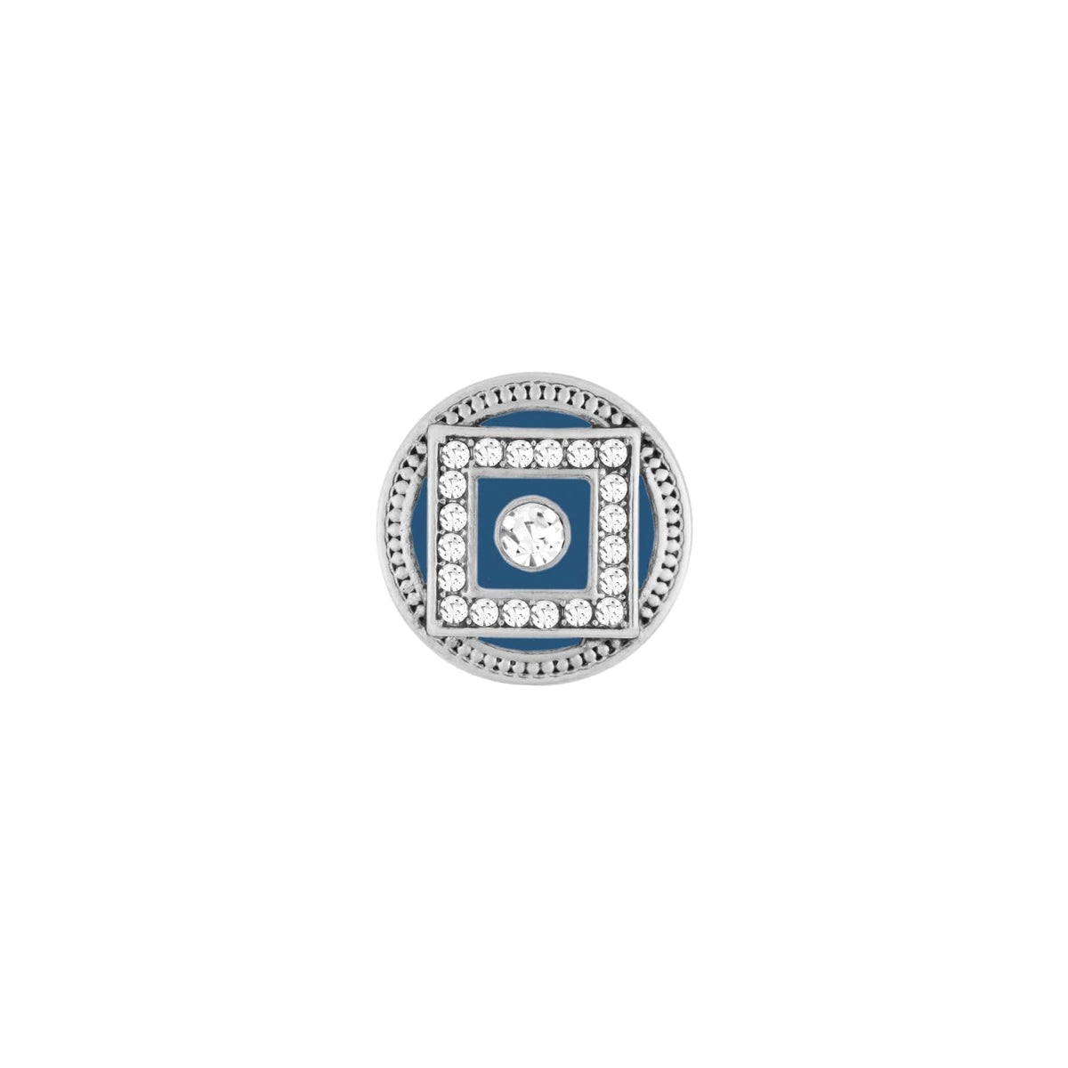 Ginger Snaps Charm, 20mm, Blue