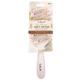 Cala Hair Brush, Bamboo (light) and Black