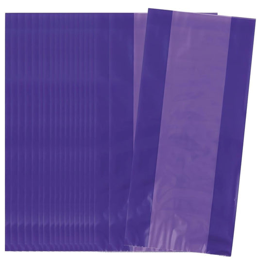 Unique Industries Purple Cellophane Bags, 30ct