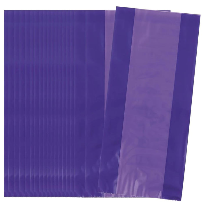 Unique Industries Purple Cellophane Bags, 30ct