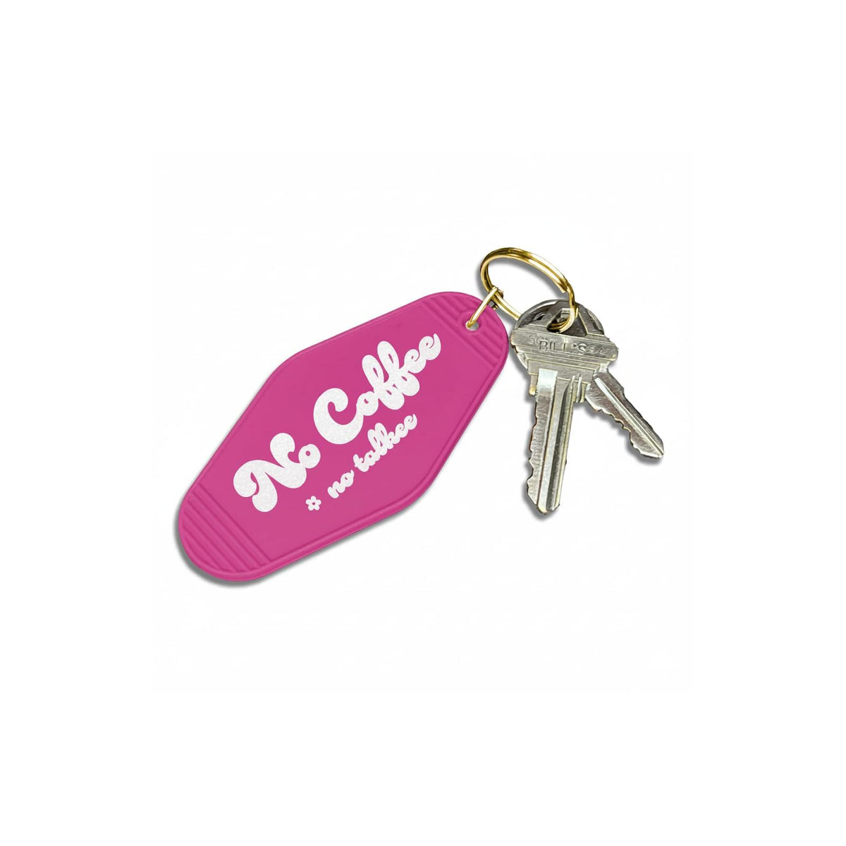 Papersalt Keychain, Gold, Vintage