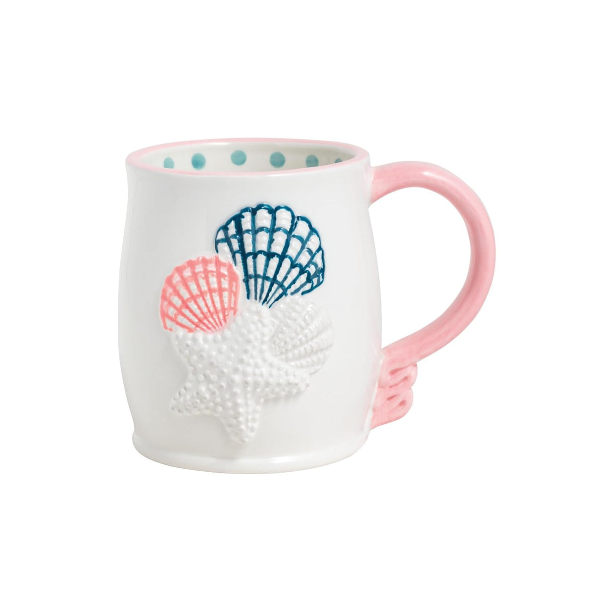 Mud Pie Drinking Cup, 15 Ounces, White