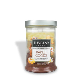 Tuscany Candle Candle, 18-Ounce, Brown