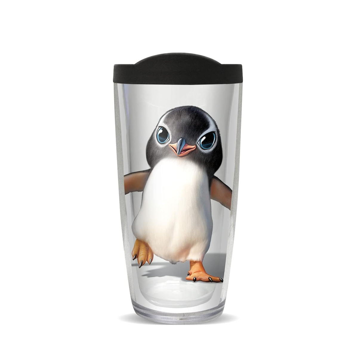 FREEHEART Drinking Cup, 22 Ounces, Penguin