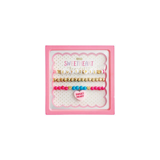 Mud Pie Bracelet, 5 1/2" dia, Pink