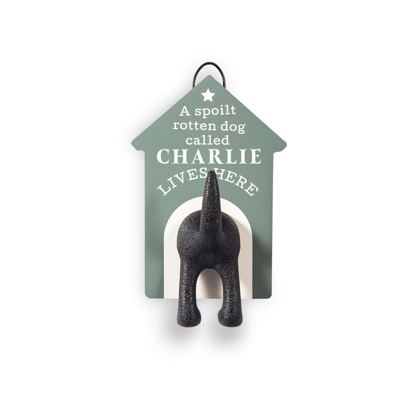 Personalised Dog Lead Hook (Charlie)