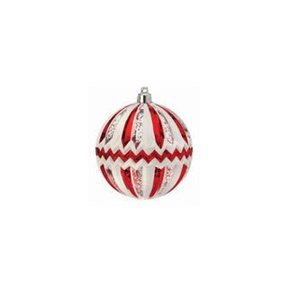Regency International Hanging Ornament, Red Silver White, Classic