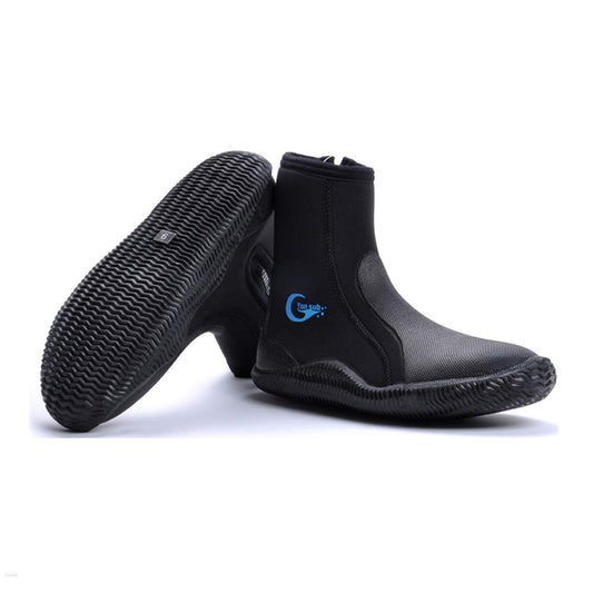 yonsub Wetsuit Booties-Surf Booties Men Women-Neoprene Shoes with Puncture Resistant Sole 3mm 5mm for Watersports Beach Boat,AKE Mud Kayak and More (5, 8)