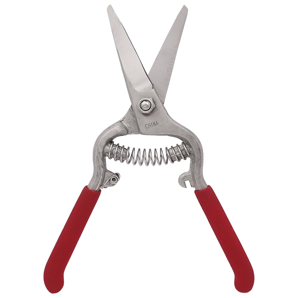 Zenport Z280 Needlenose Shear, Grape, 8-Inch Heavy Duty Forged Steel Curved Blade