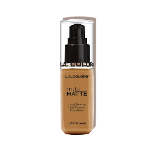 L.A. Girl COLORS Truly Matte Foundation, Cafe, 1.35 Fl. Oz.