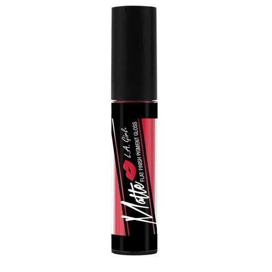 L.A. Girl Matte Flat Finish Pigment Gloss, Obsess,0.17 Ounce (Pack of 3),GLG839