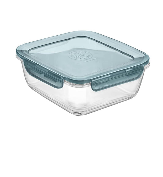 Bormioli Rocco Evolution Food Storage, 47.25 oz., Gray