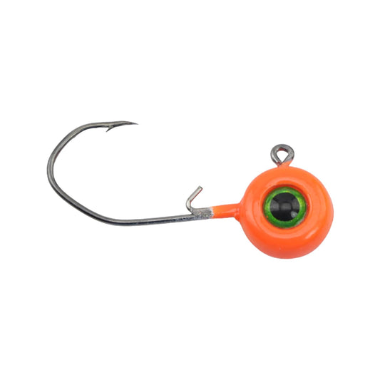 Jenko Fishing Slasher Crappie Jig Head, Orange, 1/8 oz