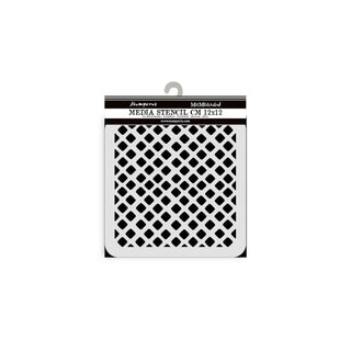 Stamperia Sheet Paper, 12cmX12cm, black / white