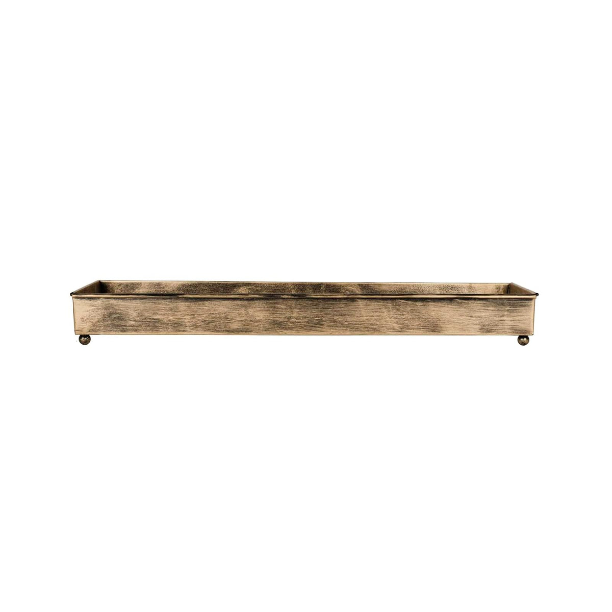 Foreside Home and Garden Candle Holder, 22.25 x 5.25 x 2.75", Bronze