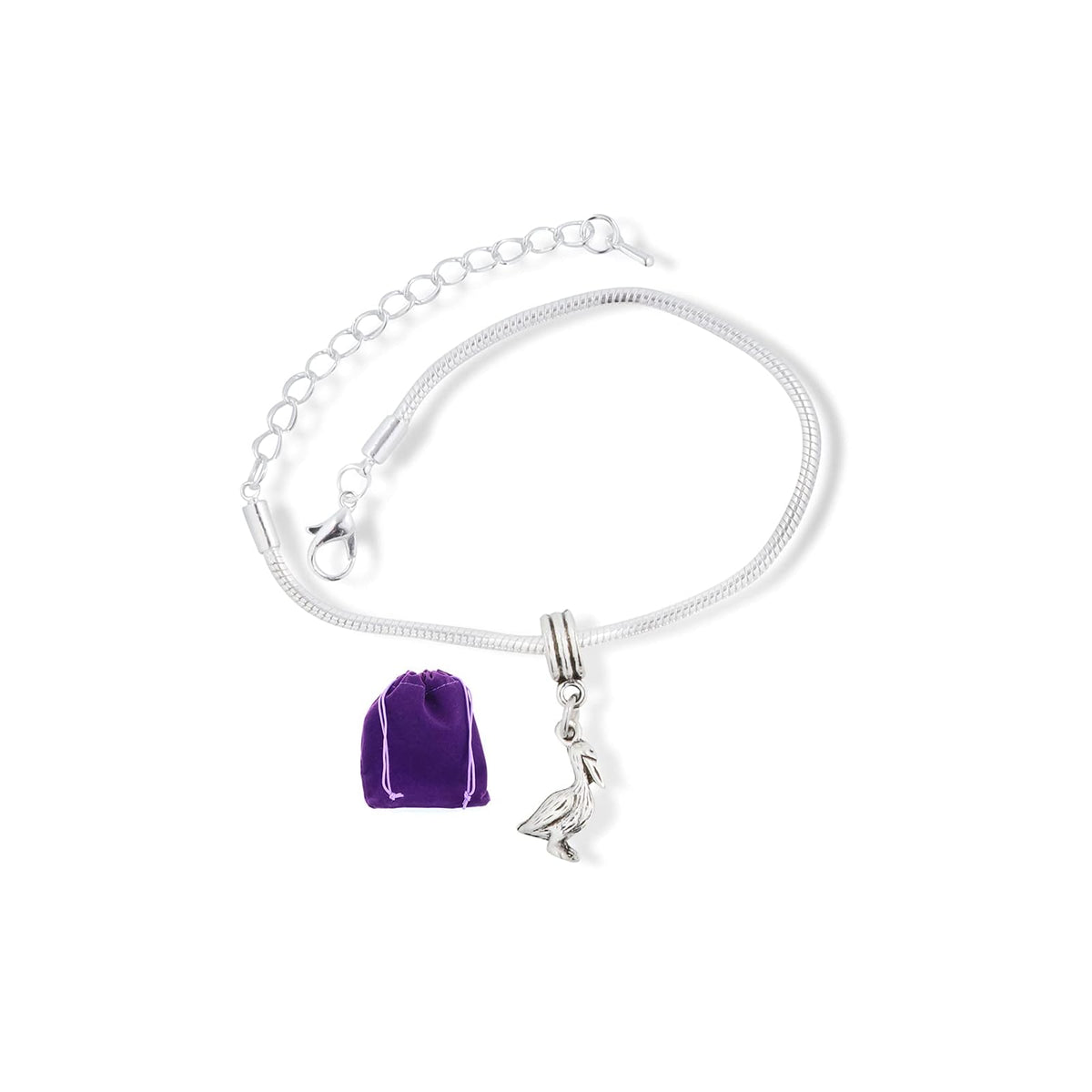 Dave The Bunny Bracelet, purple, Chain,Charm