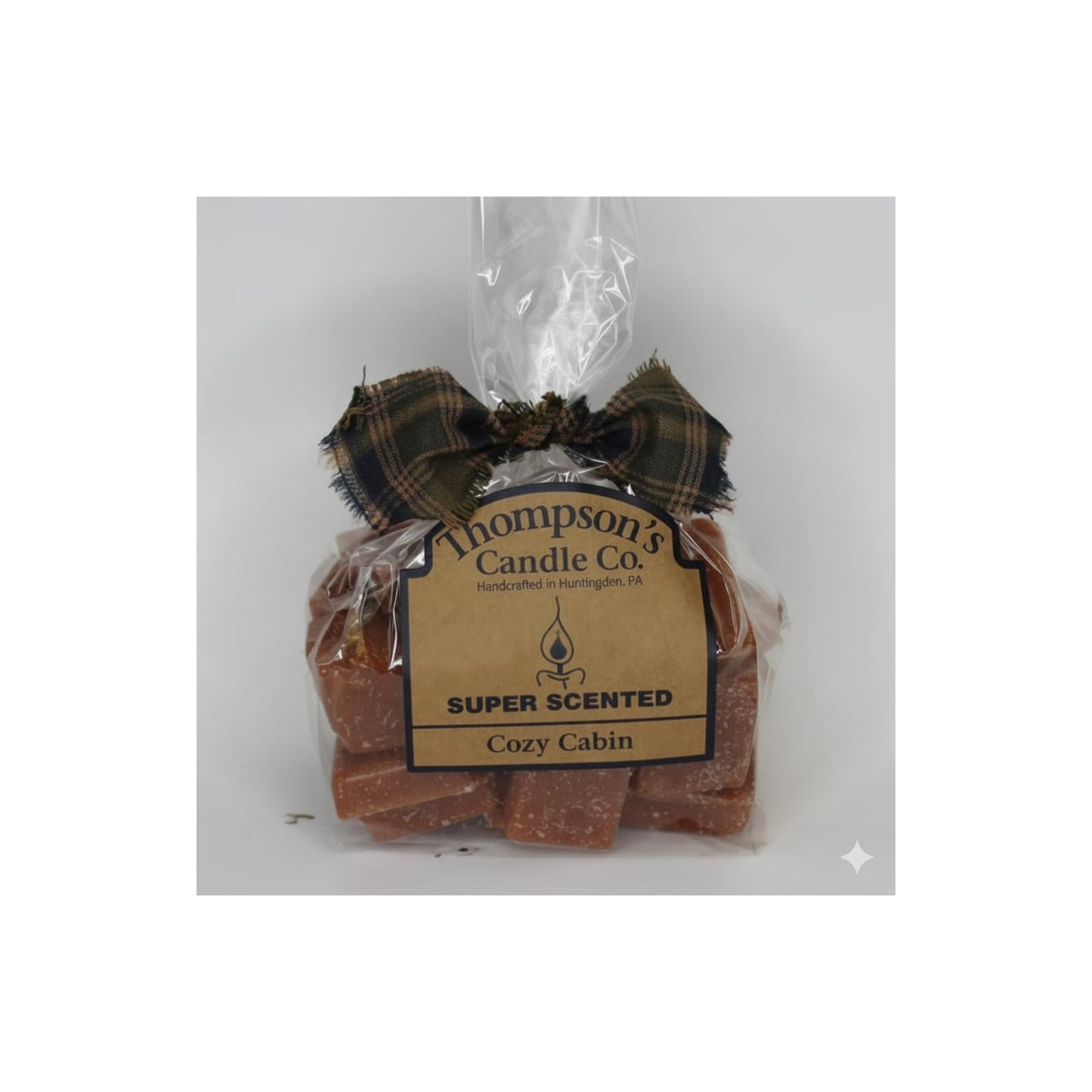 Thompson's Candle Co. Candle, 4 inches (W) x 4 inches (H), Brown