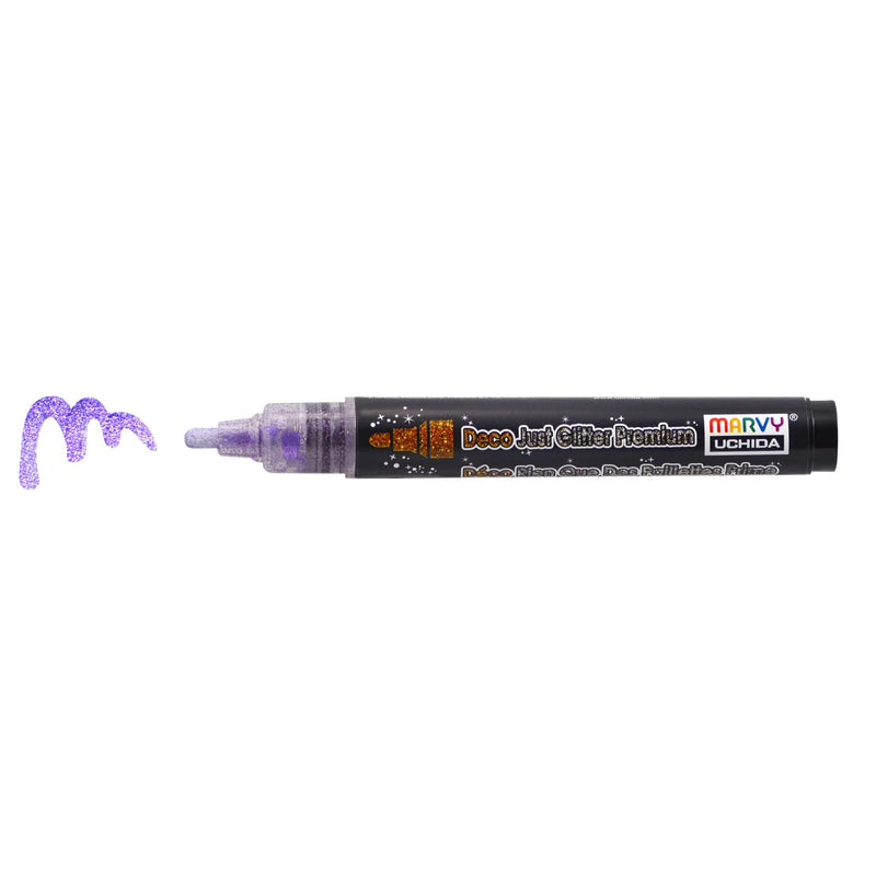 UCHIDA Deco Just Glitter Premium Marker, Violet