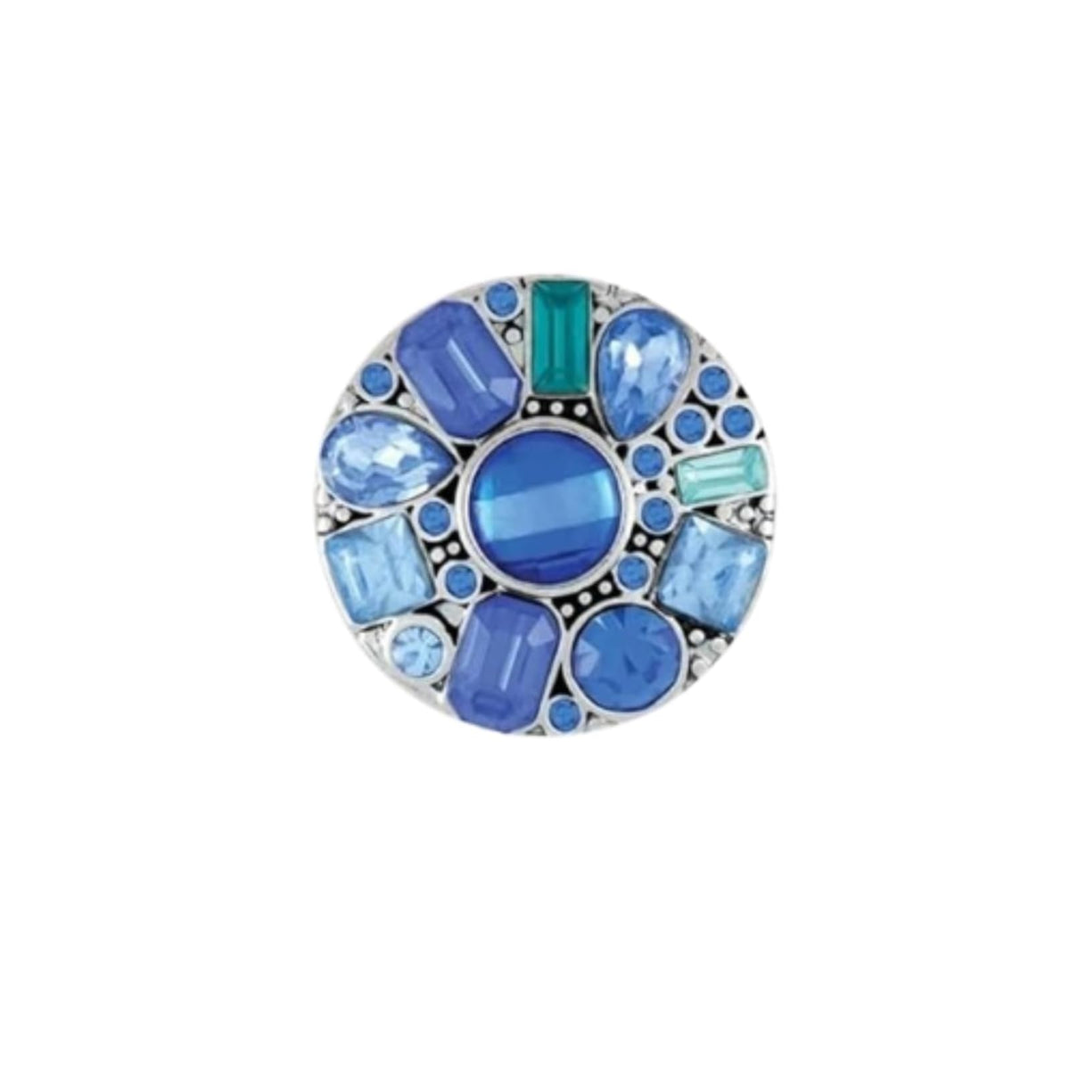 Ginger Snaps Snap Fastener, 12mm, Blues