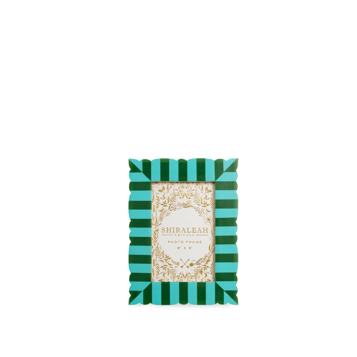 Shiraleah Picture Frame, Measures L 8" x W 6", Green
