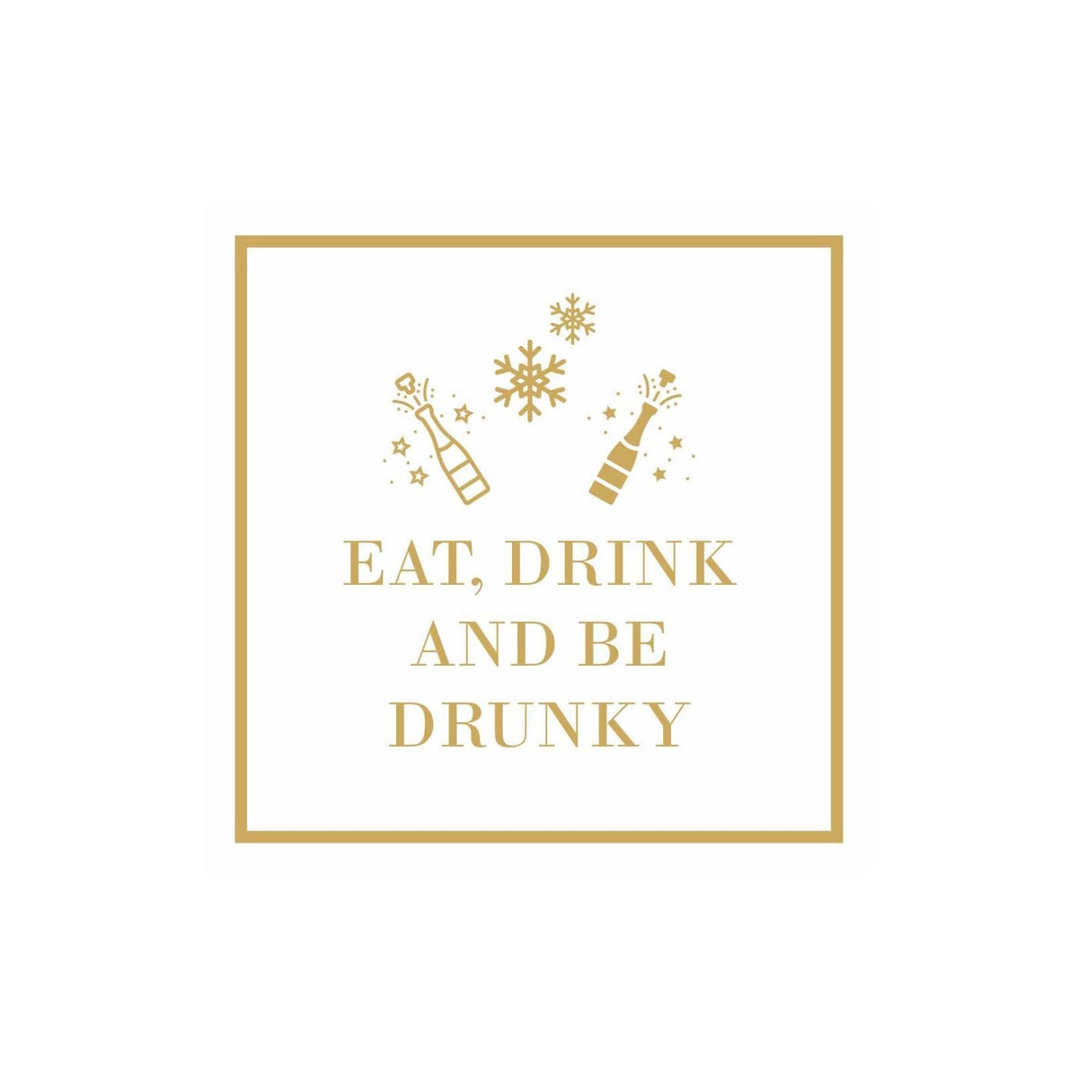 Paperproducts Design Disposable Napkin, 5" x 5", Gold