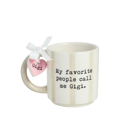 Mud Pie Drinking Cup, 14 Ounces, Gray