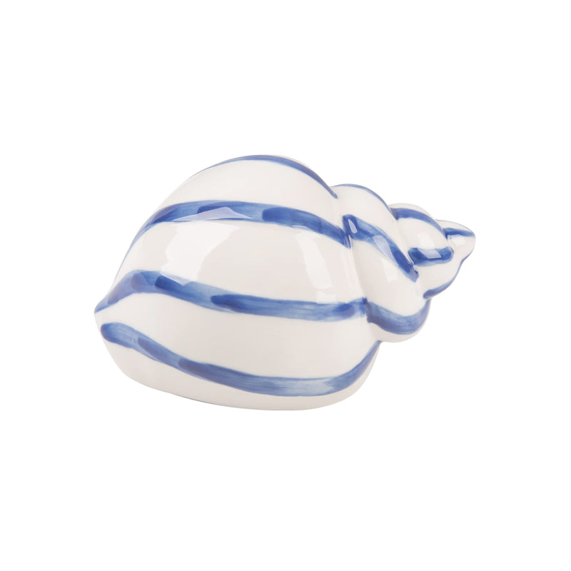 Beachcombers Stripe Shell Figurine, 6.2-inch Length, Large