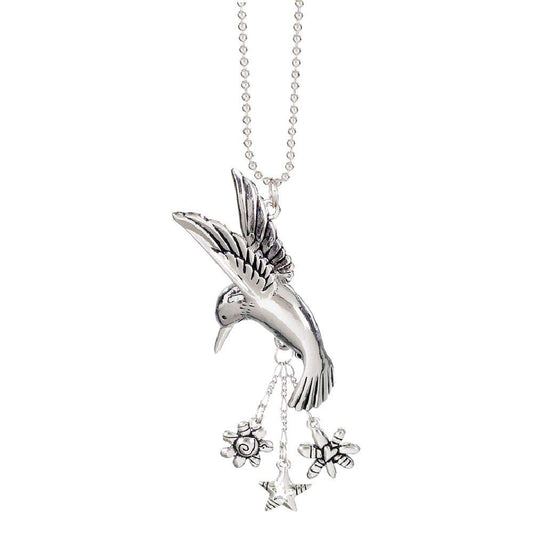 Ganz HUMMINGBIRD Car Charm Ornmament with Dangles