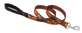 Lupine Pet Originals 1" Wide Shadow Hunter 6-Foot Padded Handle Leash for Medium and Larger Dogs