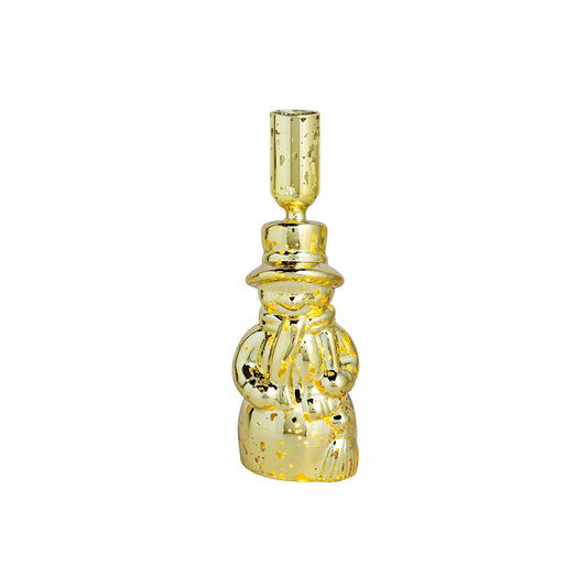 Mud Pie Candle Holder, Gold, Classic