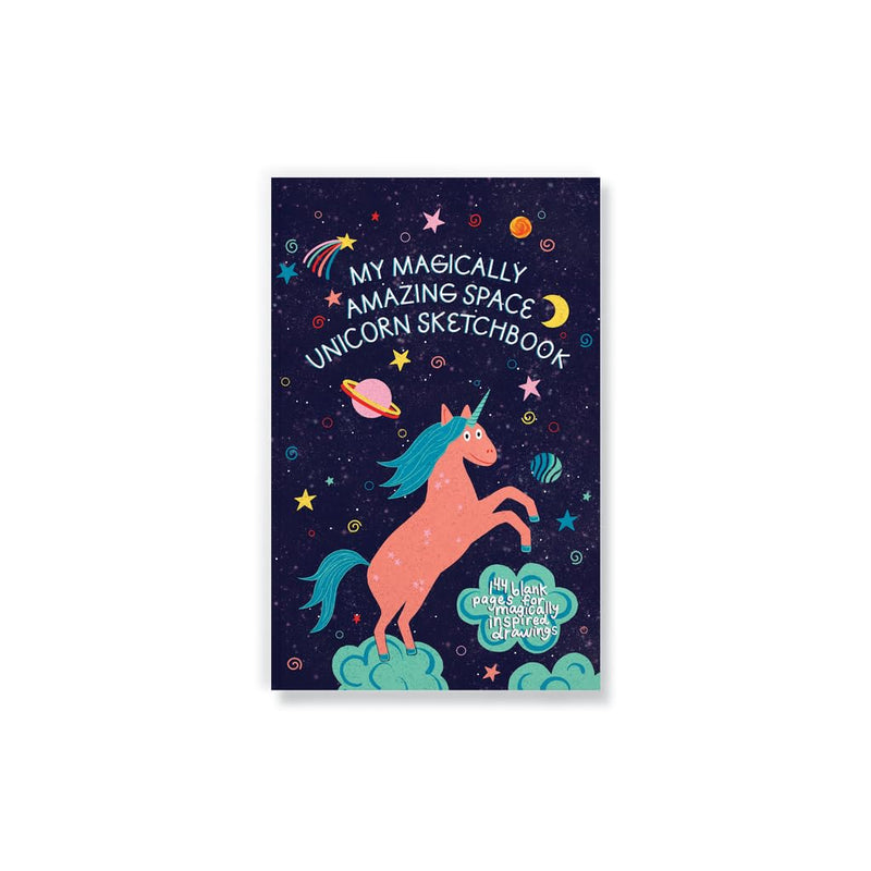 DENIK Space Unicorn Classic Layflat Sketch Notebook, Office and School Supplies