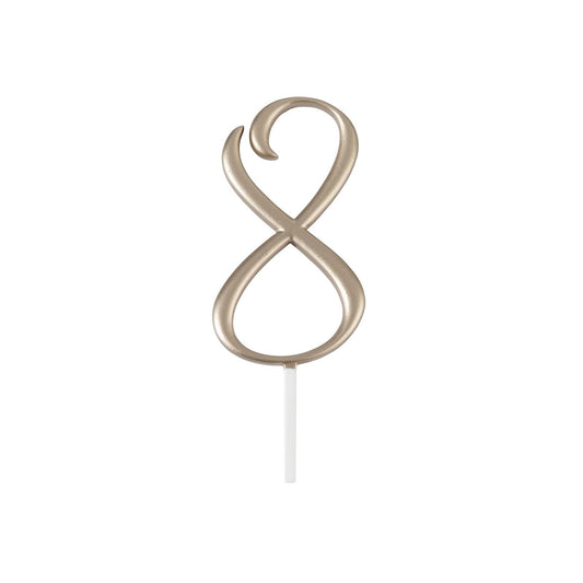 Lillian Rose Cake Topper, 3.5", Gold