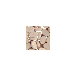 John Bead Craft Wood, 10x15mm, Natural