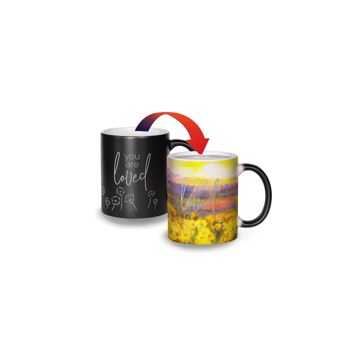 The Mug Experience Drinking Cup, 12 Ounces, You are Loved