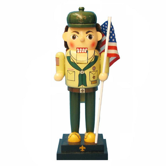 Kurt Adler 12.5" Wooden Boy Scout Nutcracker