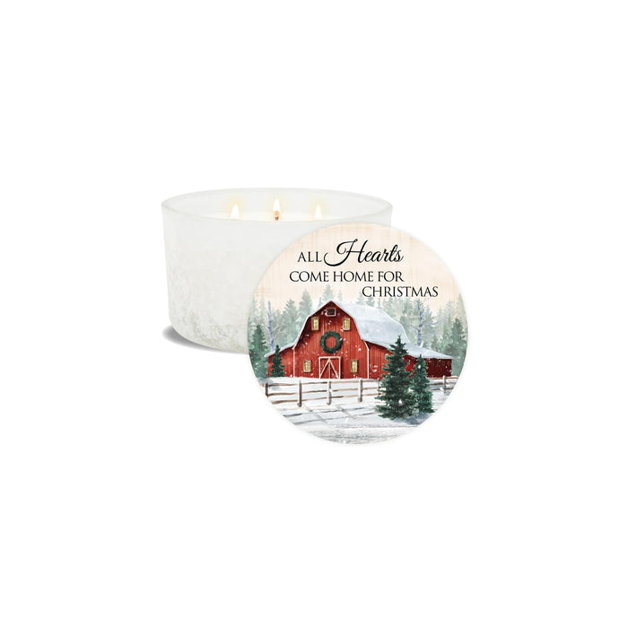 Carson Candle, 5.13" W, 3 1/4" H, White
