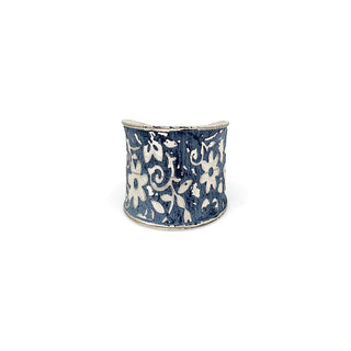 Anju Patina Ring for Women, Silver-Plated