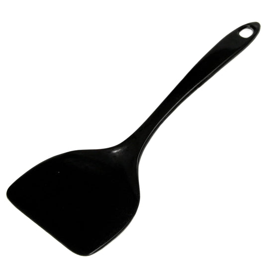 Chef Craft Basic Melamine Jumbo Turner/Spatula, 11.75 inch, Black